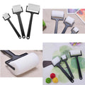 3Pc Sponge Roller Black Handle