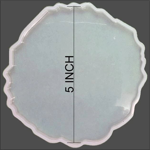 5" Round Agate Coaster Mould